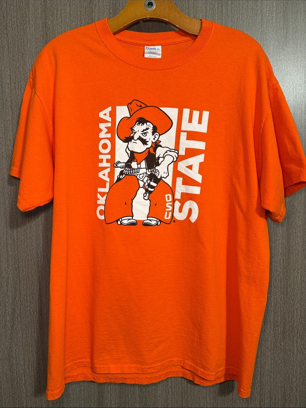 Oklahoma State University Pistol Pete Graphic Tshirt Size Large NWOT